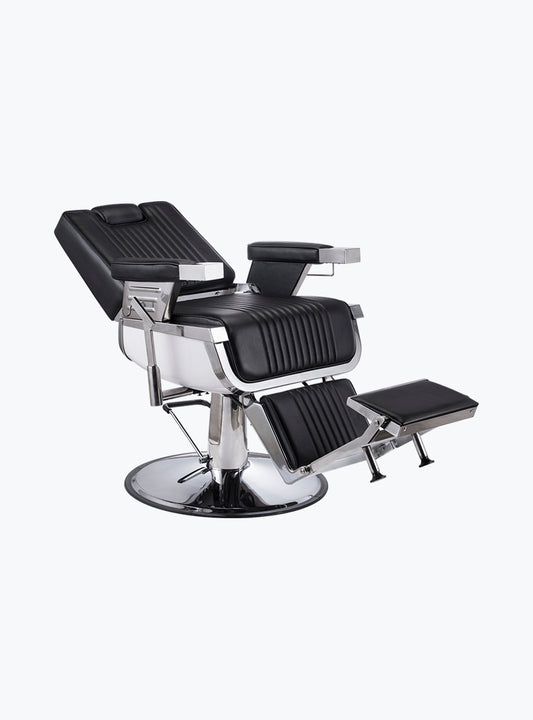 KARMA BRISBANE BARBER CHAIR BLACK & CHROME