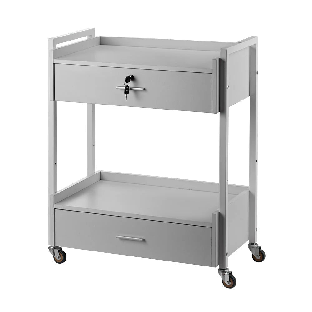 Karma Bakewell Beauty Trolley 2 Draw - White