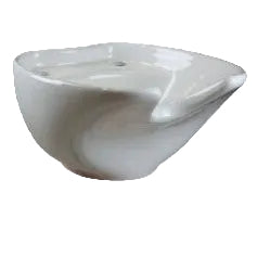 Coral Ceramic Basin - White
