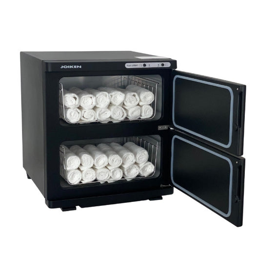 Twin Towel Warmer - Black | 48 Towel Capacity