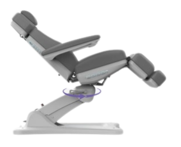 KARMA INGLEWOOD BEAUTY BED OR TREATMENT TABLE FULL ELECTRIC CHARCOAL