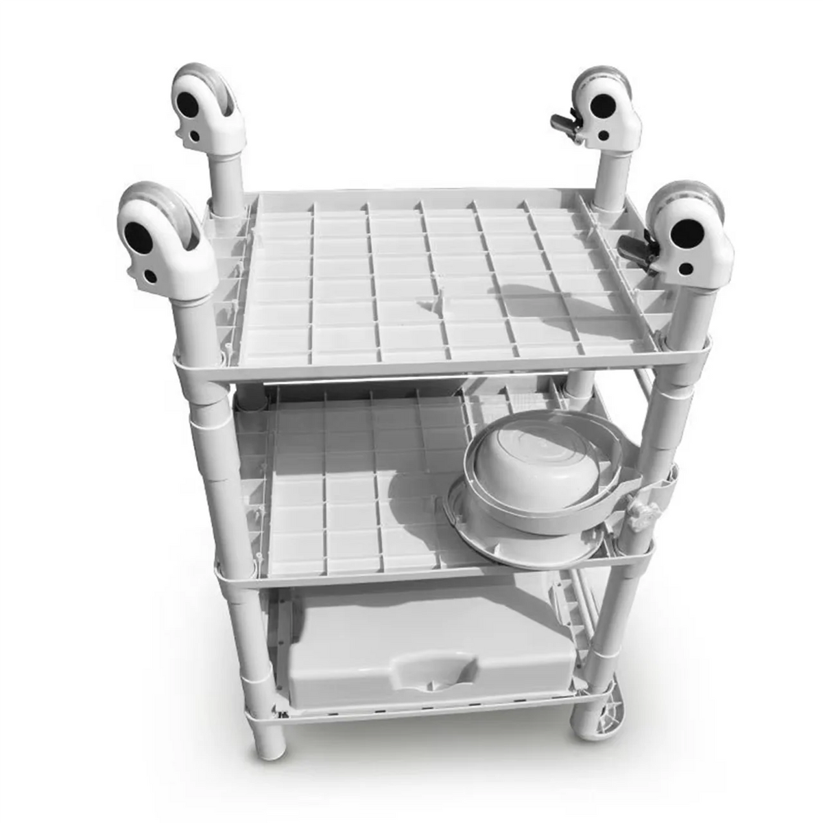 Karma Limmen 3 Tier Beauty & Medical Trolley Large