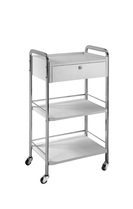 1 Drawer 2 Shelves Beauty Trolley