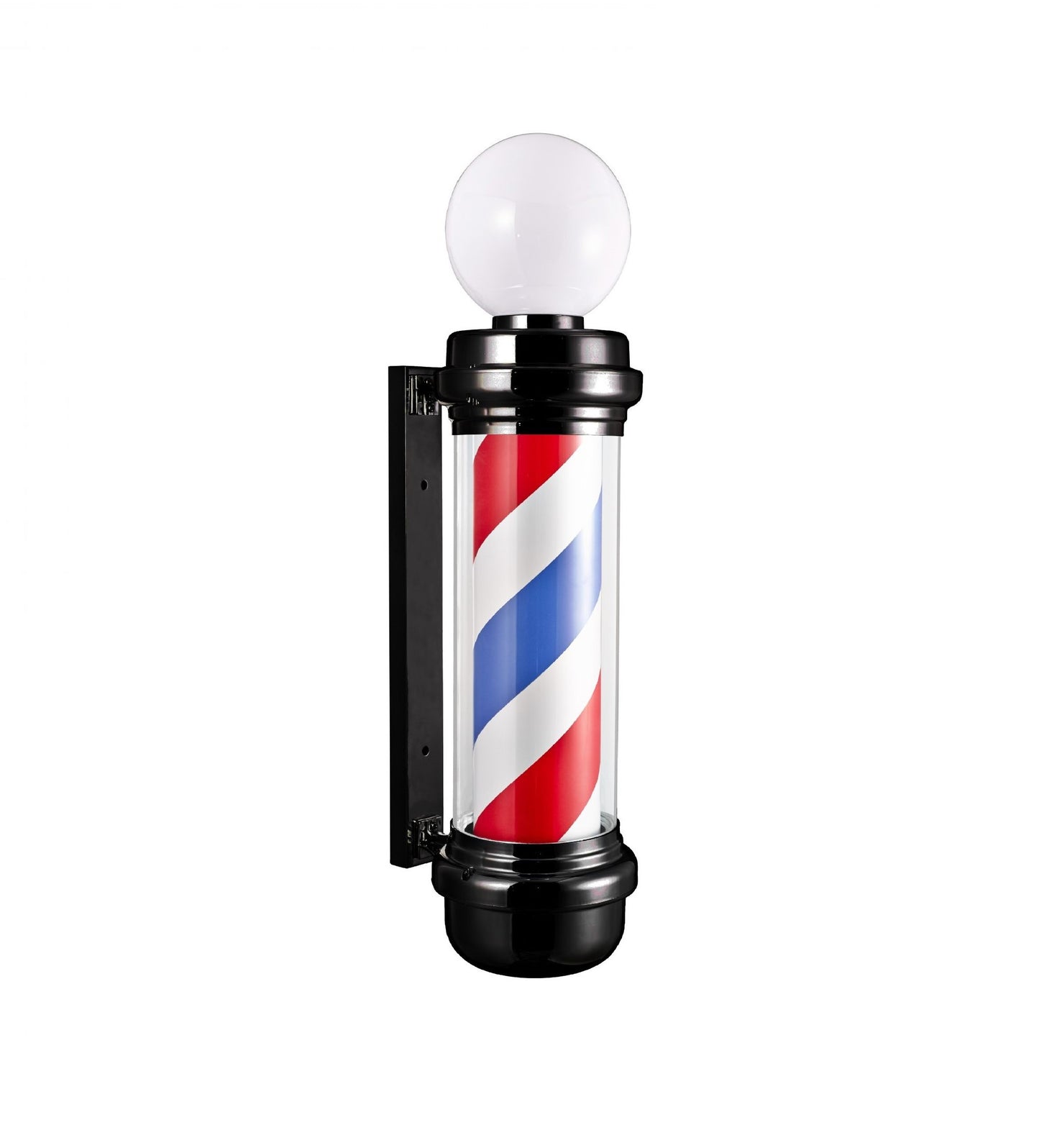 Karma Barber Pole #3 Black With Top Light