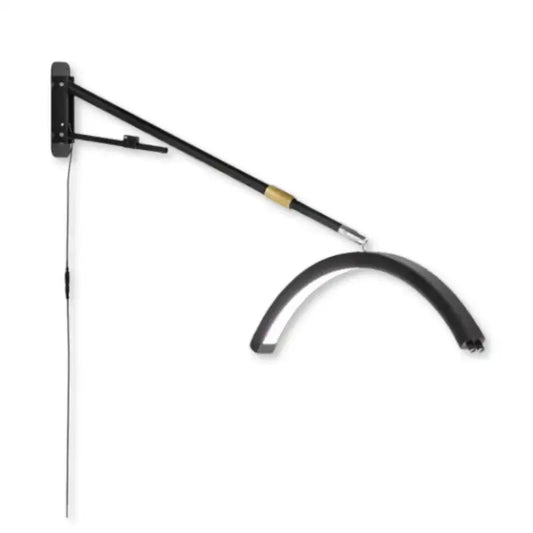 Karma Wall Mount LED Half Moon Light is a 23″ White