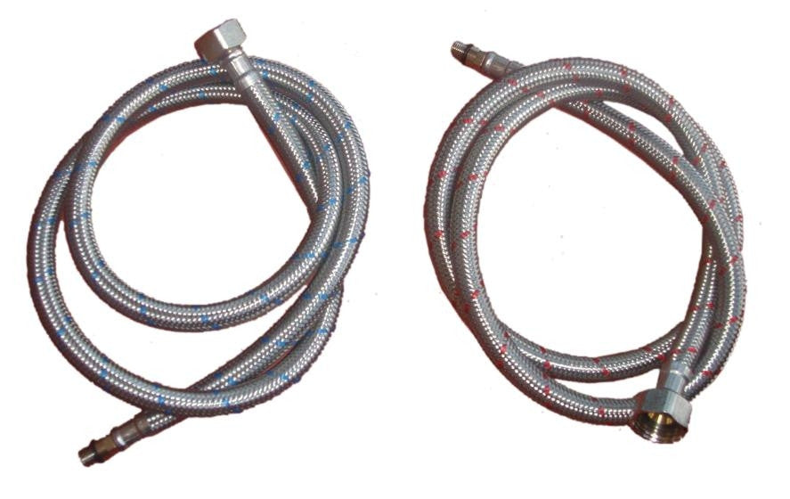 Mesh H & C Mixer Hose (2pkt)