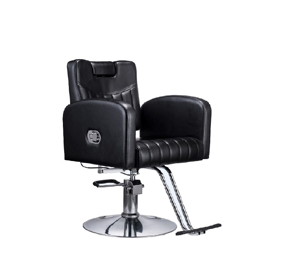 Karma Batlow Salon Chair (Black / Grey / White / Tan)