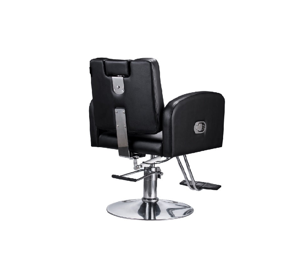 Karma Batlow Salon Chair (Black / Grey / White / Tan)