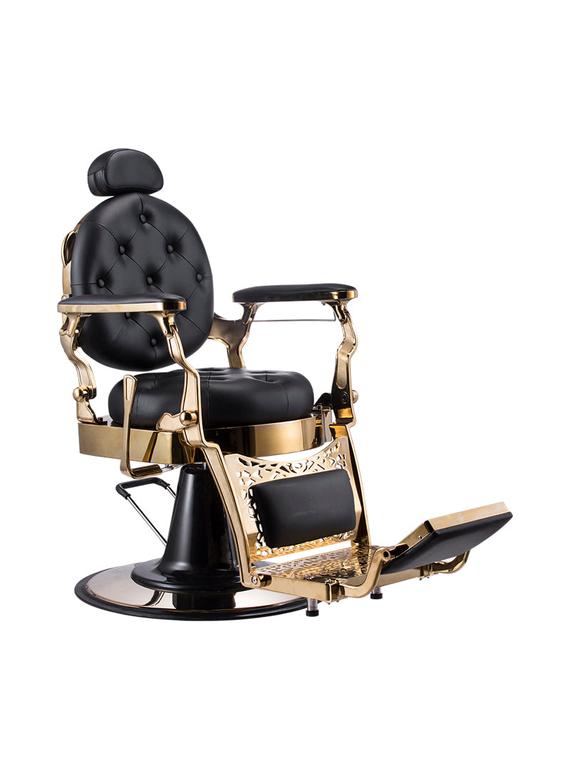 KARMA GOLD COAST BARBER CHAIR BLACK & CHROME