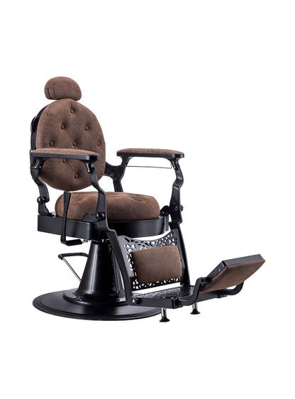 KARMA GOLD COAST BARBER CHAIR BLACK & CHROME