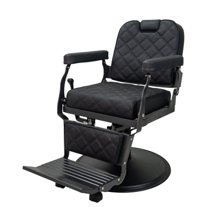 KARMA PADDINGTON BARBER CHAIR BLACK & BLACK (ASSTD COLOURS)