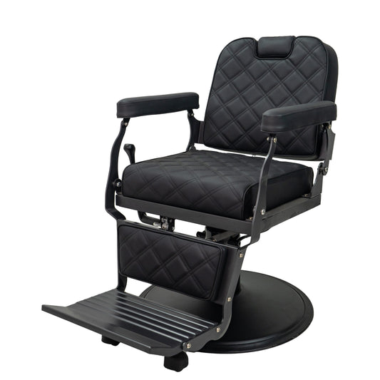 KARMA PADDINGTON BARBER CHAIR BLACK & BLACK (ASSTD COLOURS)