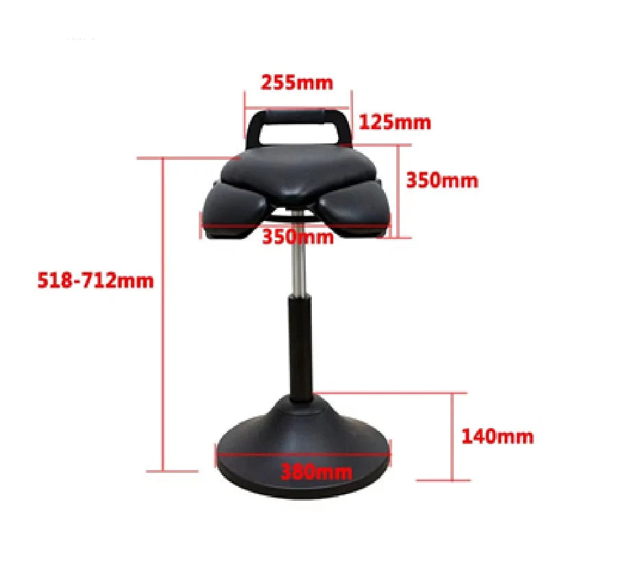 Karma St Franklin Pedestal Stool Black