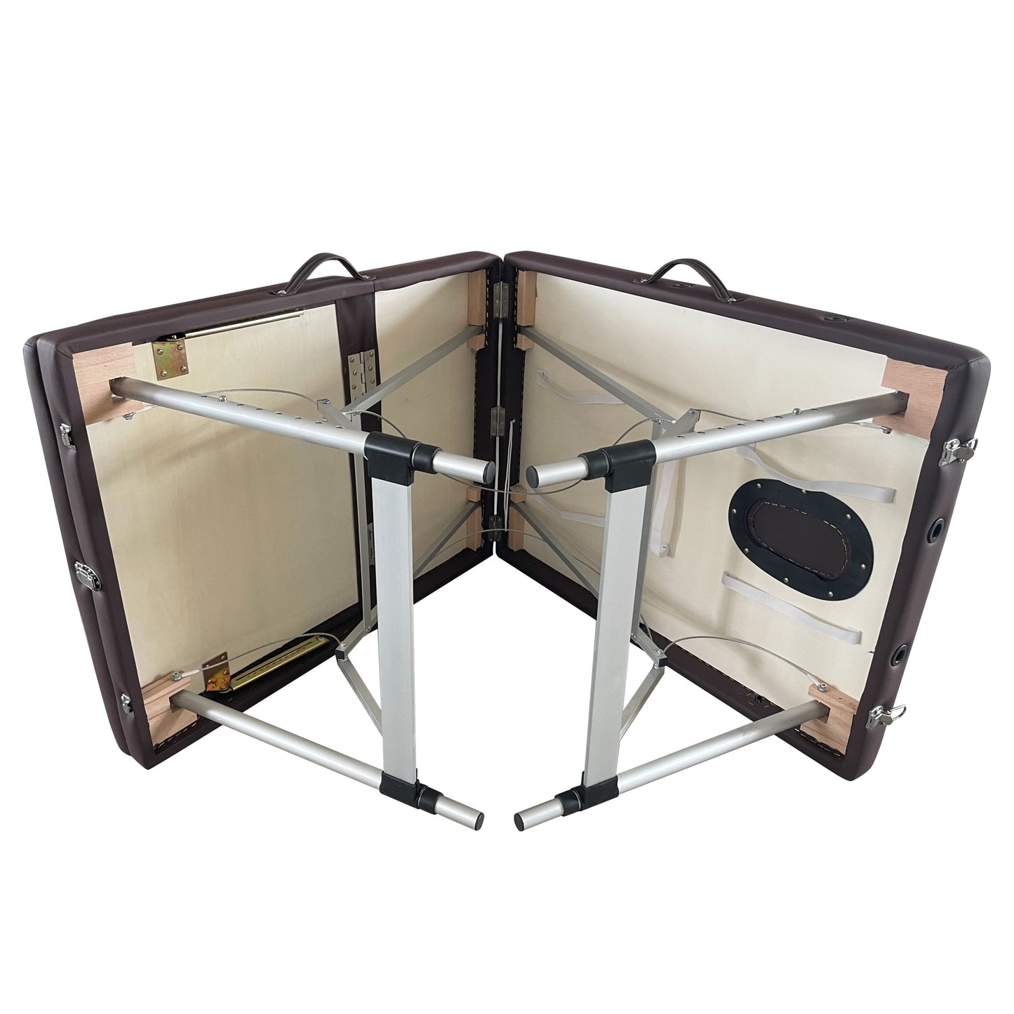 KARMA BLUFF PORTABLE FOLDABLE MASSAGE TABLE BROWN