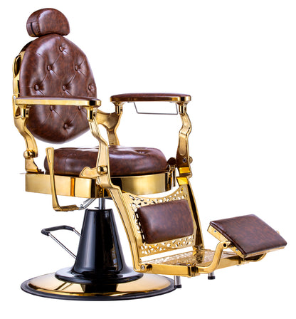 KARMA GOLD COAST BARBER CHAIR BLACK & CHROME