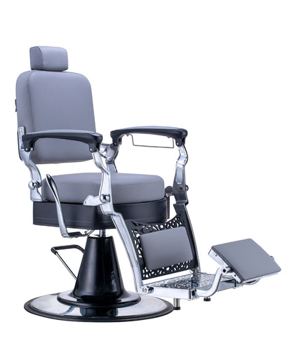 KARMA NOOSA BARBER CHAIR GREY & BLACK