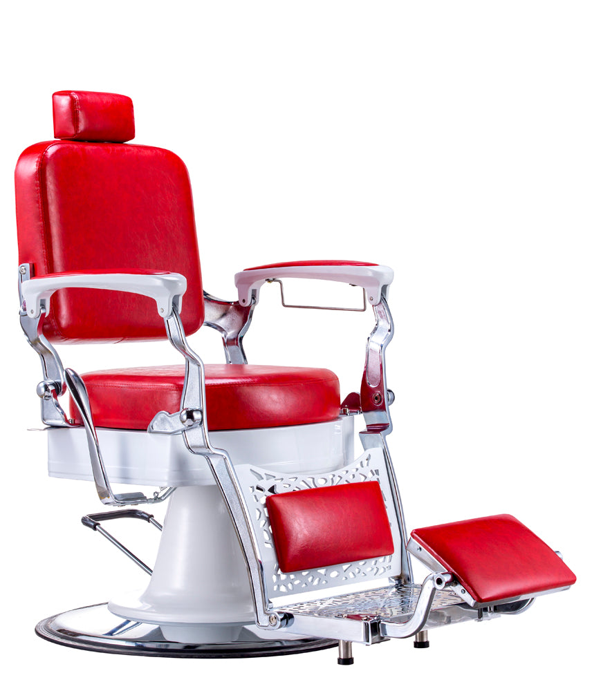 KARMA NOOSA BARBER CHAIR RED & WHITE