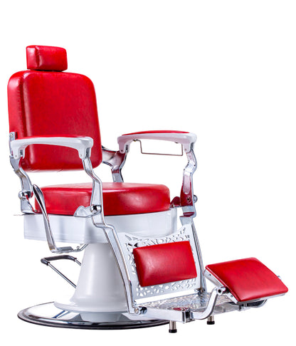 KARMA NOOSA BARBER CHAIR RED & WHITE