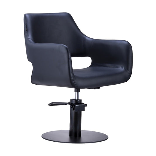 Karma Mudgee Salon Chair (Black / Grey / Tan)