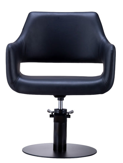 Karma Mudgee Salon Chair (Black / Grey / Tan)