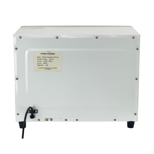 Single Towel Warmer - White | 24 Towel Capacity