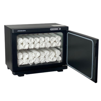 Single Towel Warmer - Black | 24 Towel Capacity