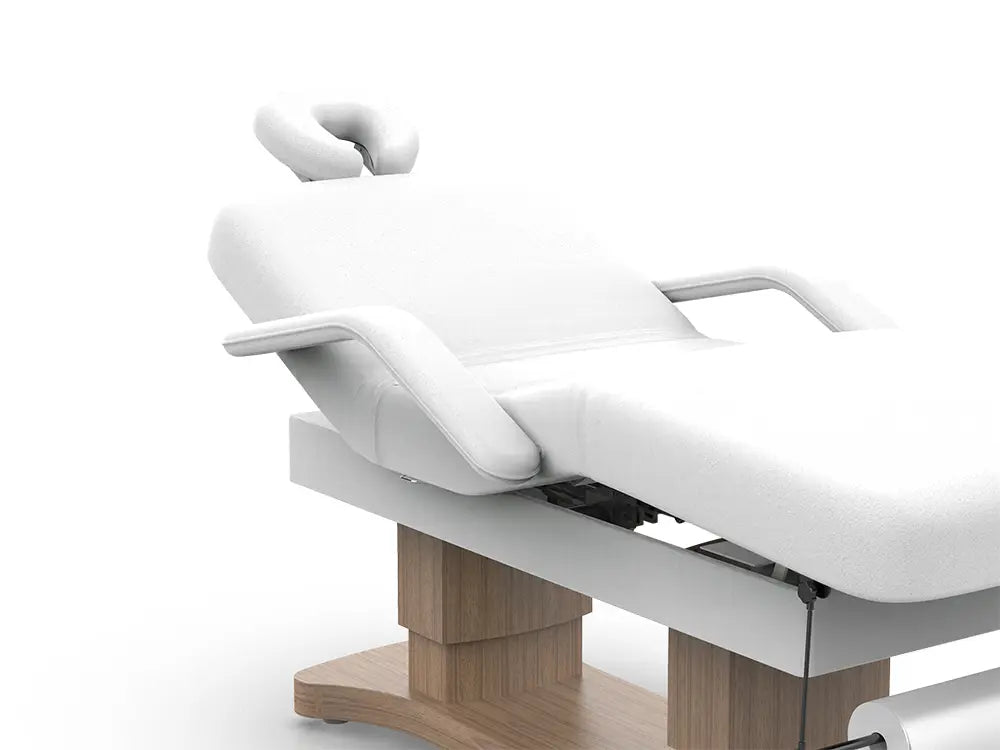 KARMA BETHELS BEACH BEAUTY BED OR TREATMENT TABLE FULL ELECTRIC WHITE