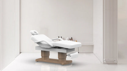 KARMA BETHELS BEACH BEAUTY BED OR TREATMENT TABLE FULL ELECTRIC WHITE