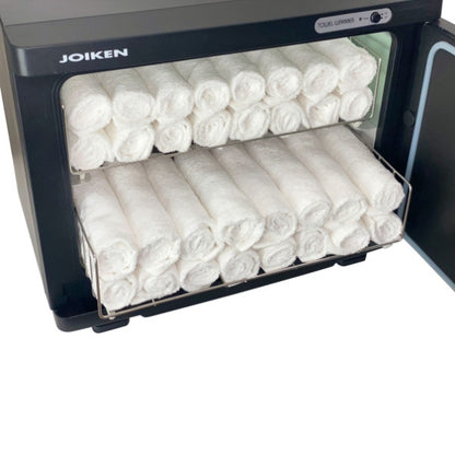 Single Towel Warmer - Black | 24 Towel Capacity