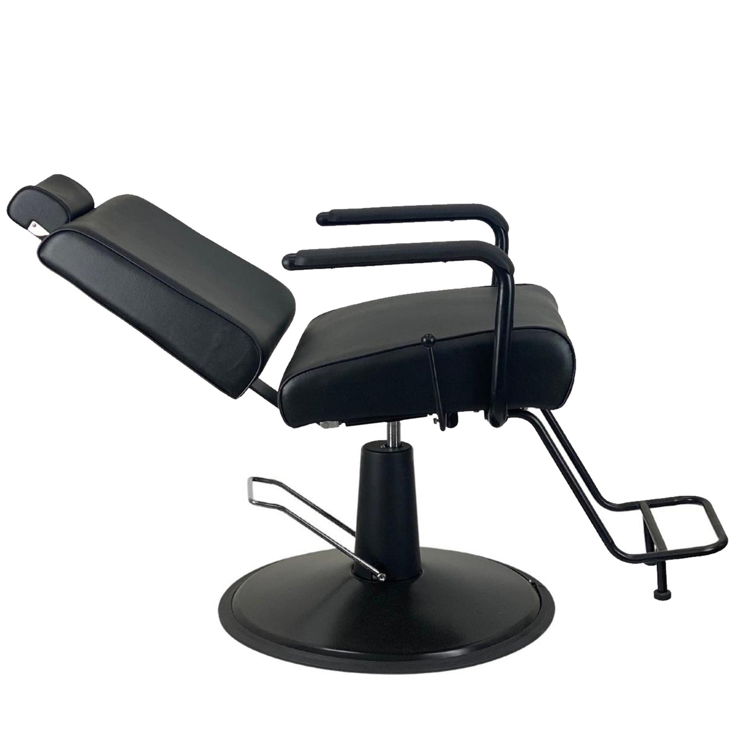 Cyrus BLACK Upholstery Reclining Salon Chair