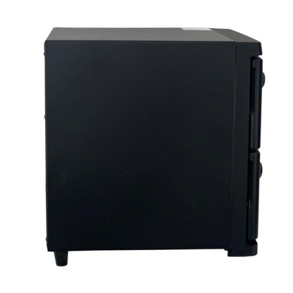 Twin Towel Warmer - Black | 48 Towel Capacity