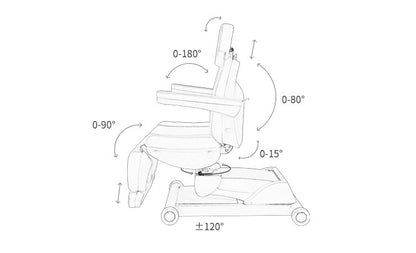 OPAL 013 Electric Beauty Bed with Rotation