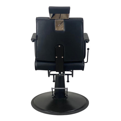 Cyrus BLACK Upholstery Reclining Salon Chair
