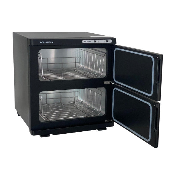Twin Towel Warmer - Black | 48 Towel Capacity