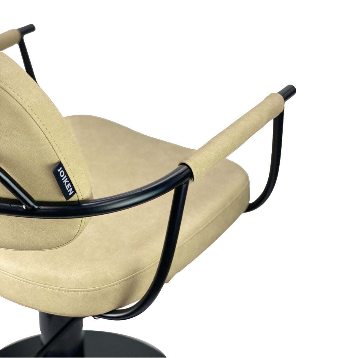 Chelsea Sand Styling Chair - Black Frame