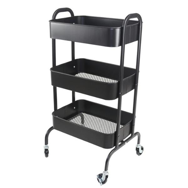 Cupid Black Hairdressing Beauty Trolley