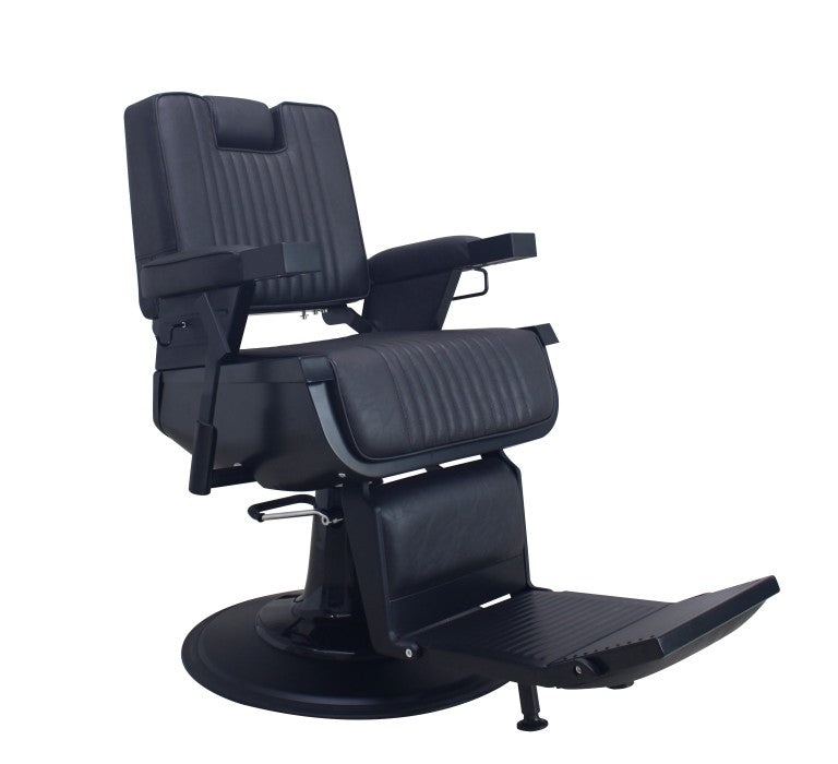 KARMA BRISBANE BARBER CHAIR BLACK & BLACK