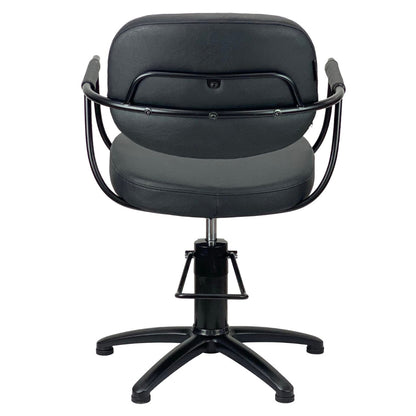 Chelsea Black Upholstery - Black Frame Styling Chair - Hydraulic