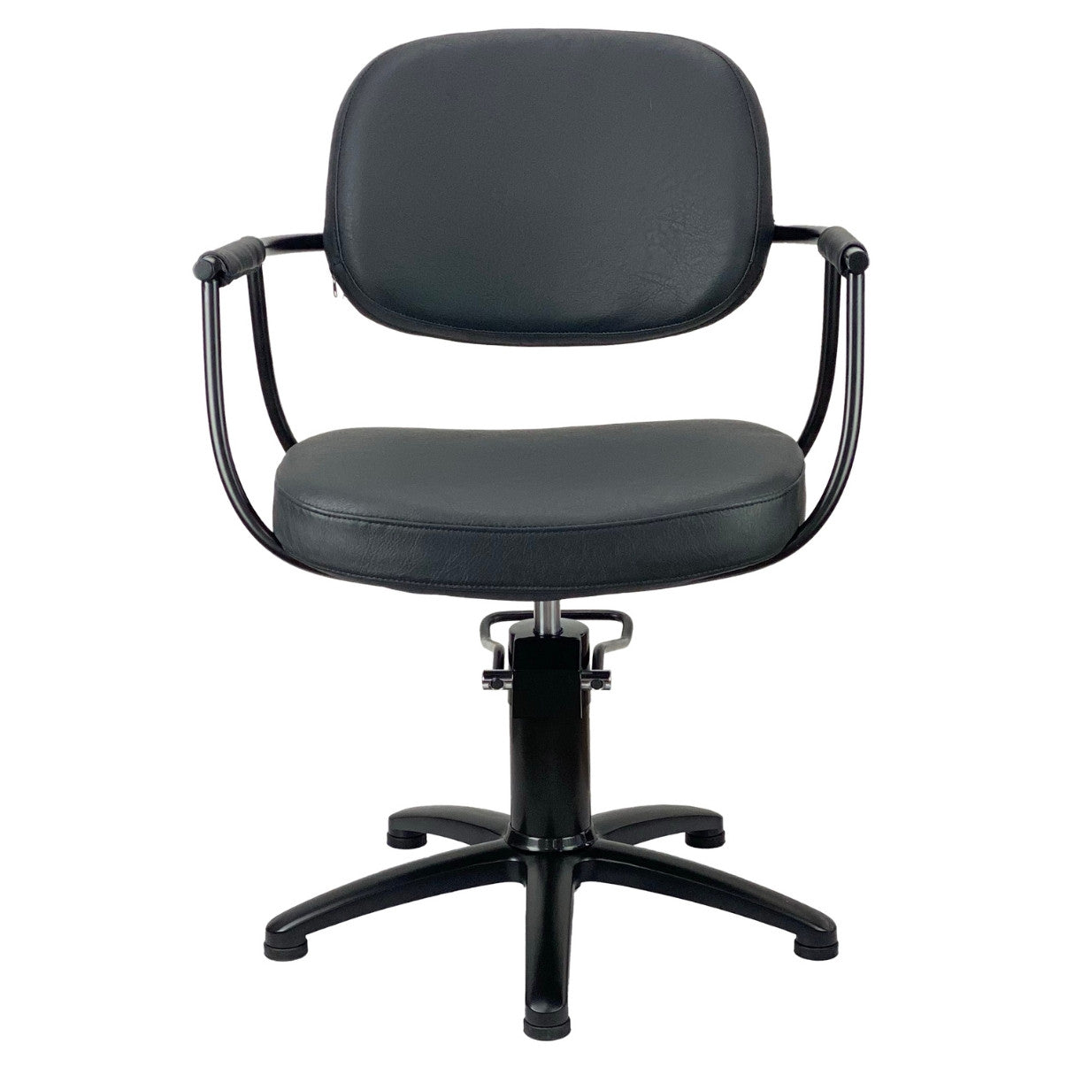 Chelsea Black Upholstery - Black Frame Styling Chair - Hydraulic