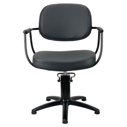 Chelsea Black Upholstery - Black Frame Styling Chair - Hydraulic
