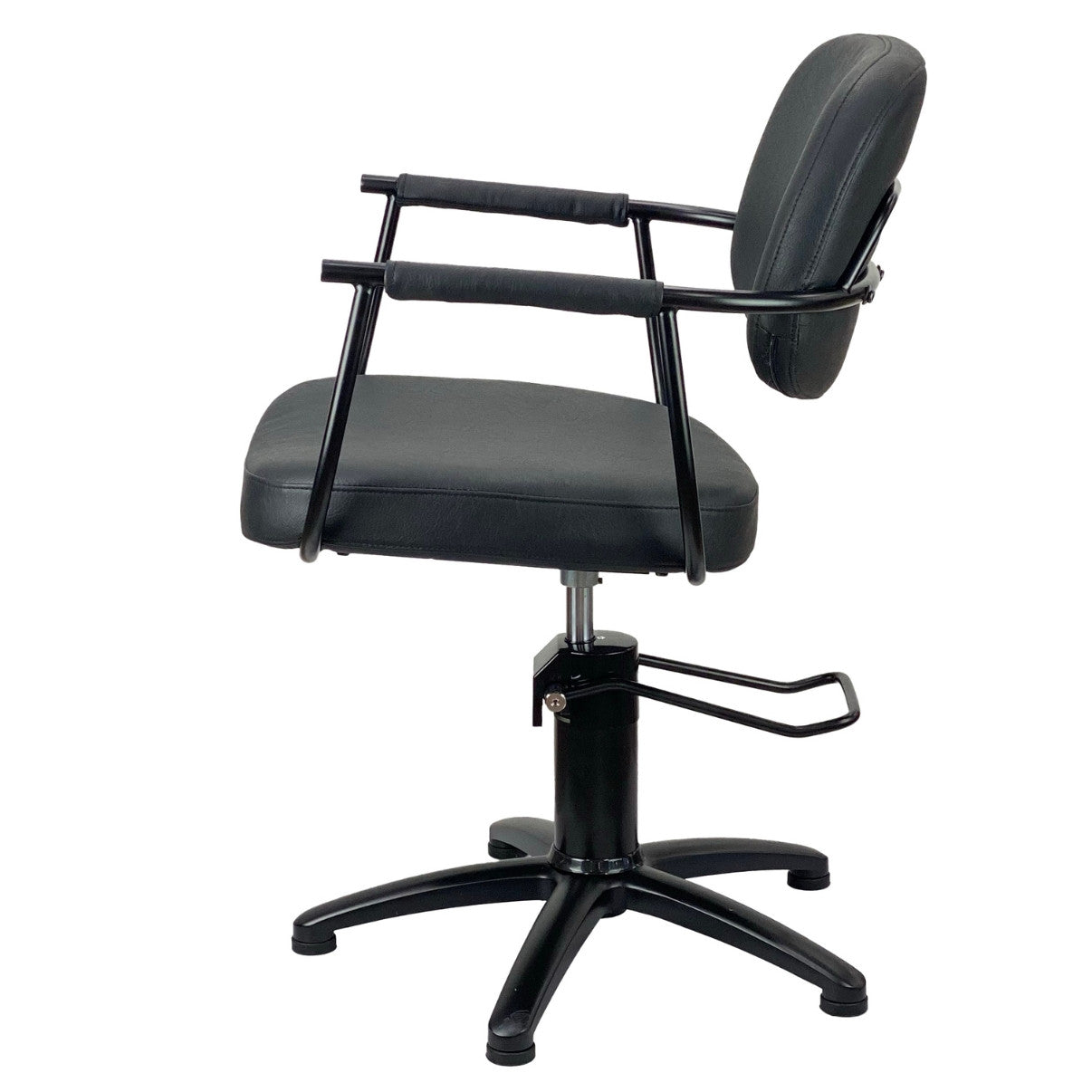 Chelsea Black Upholstery - Black Frame Styling Chair - Hydraulic