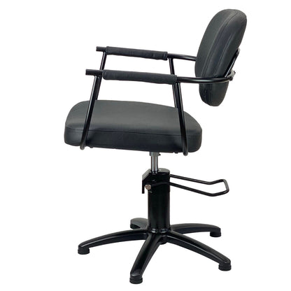 Chelsea Black Upholstery - Black Frame Styling Chair - Hydraulic
