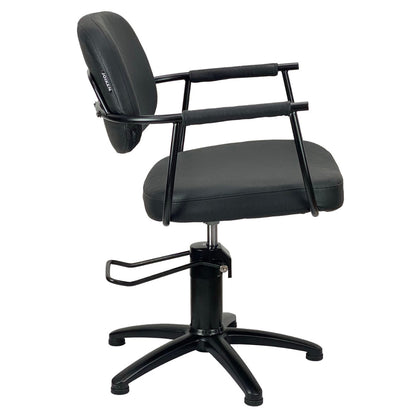 Chelsea Black Upholstery - Black Frame Styling Chair - Hydraulic