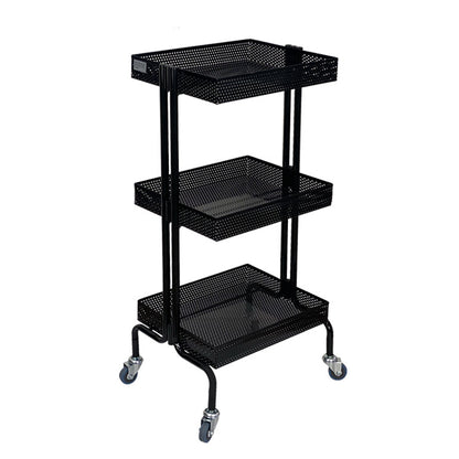 Clem Black Hairdressing Beauty Trolley