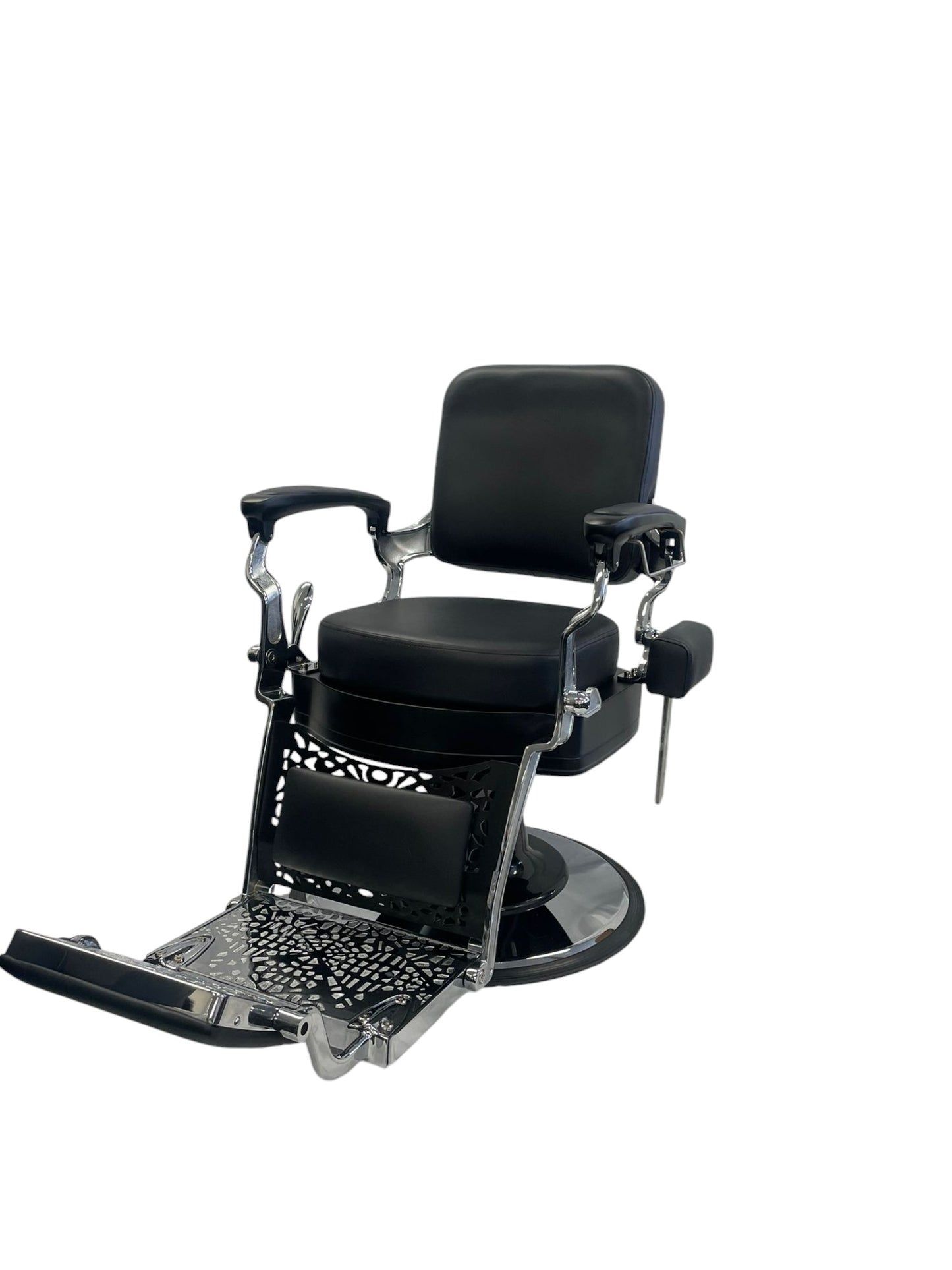 KARMA NOOSA BARBER CHAIR BLACK & CHROME