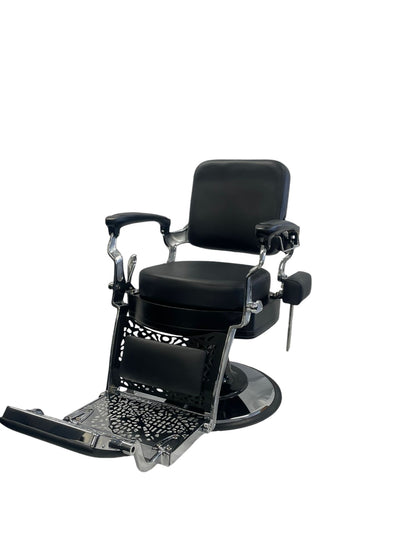 KARMA NOOSA BARBER CHAIR BLACK & CHROME