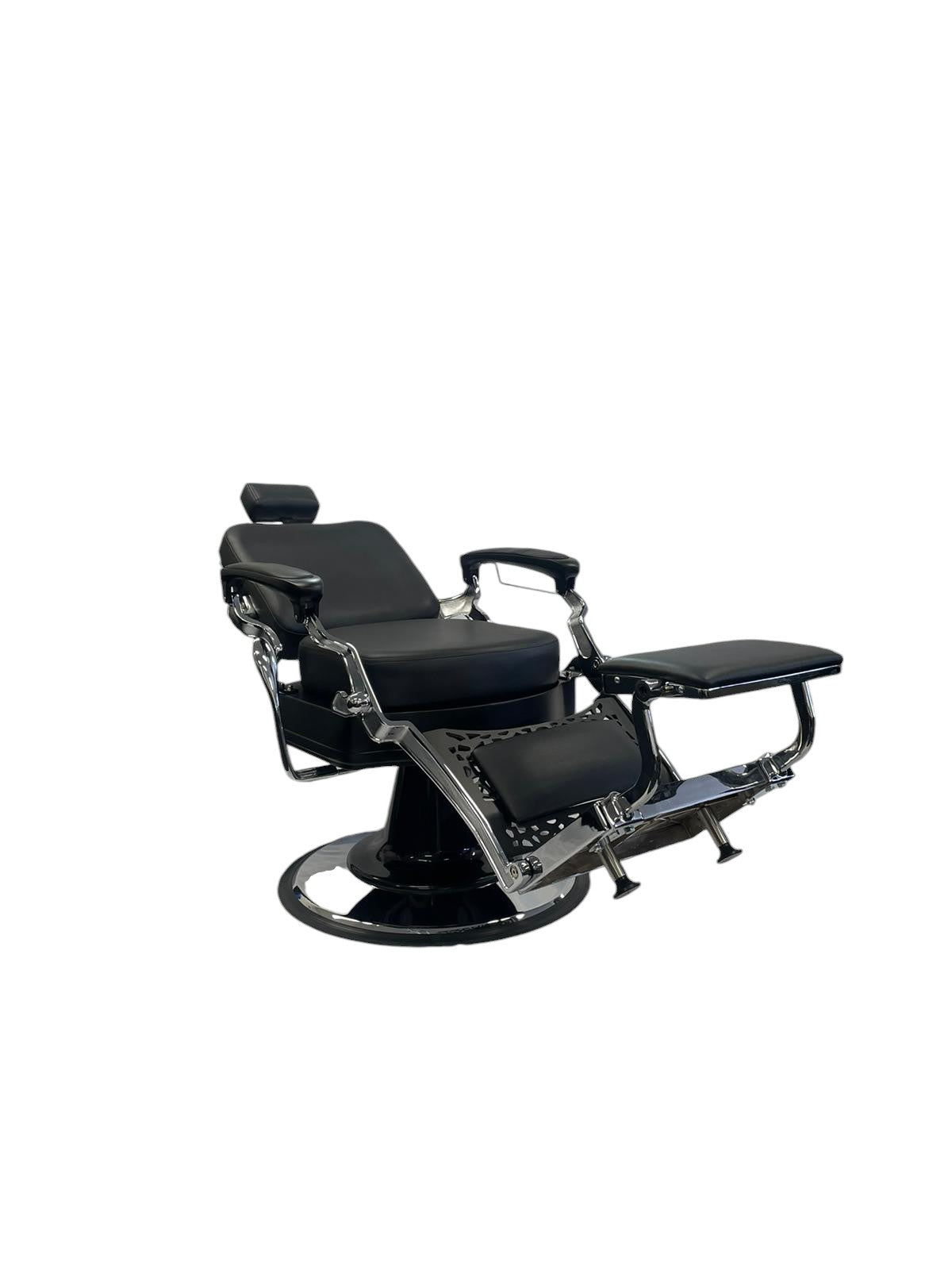 KARMA NOOSA BARBER CHAIR BLACK & CHROME