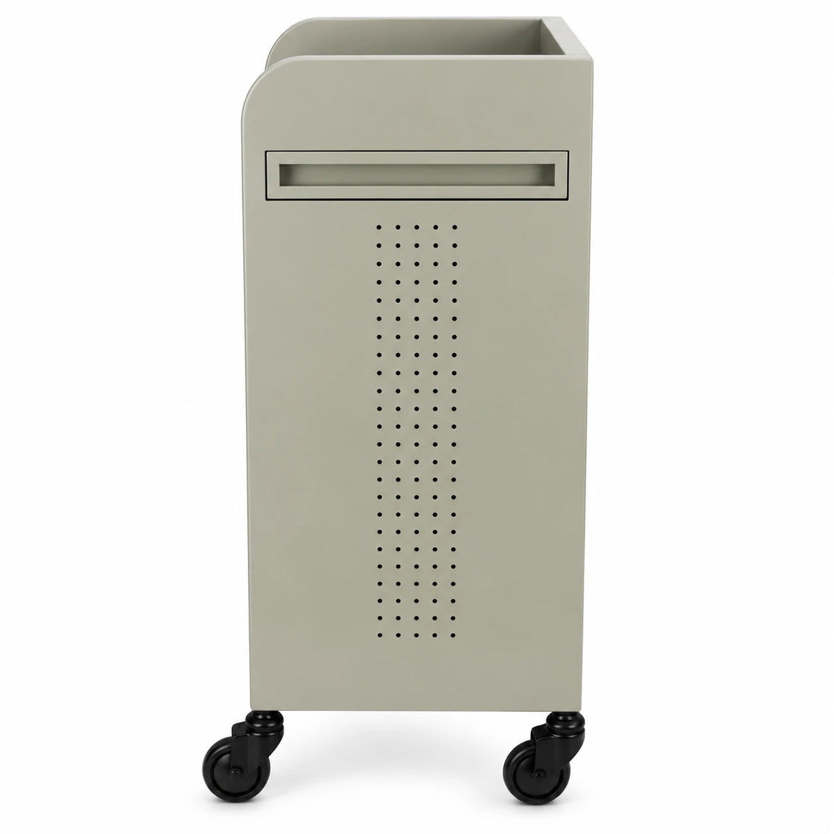 Fusion Oyster 4 Drawer Hairdressing Beauty Trolley - Click'n Clean Castor Wheels