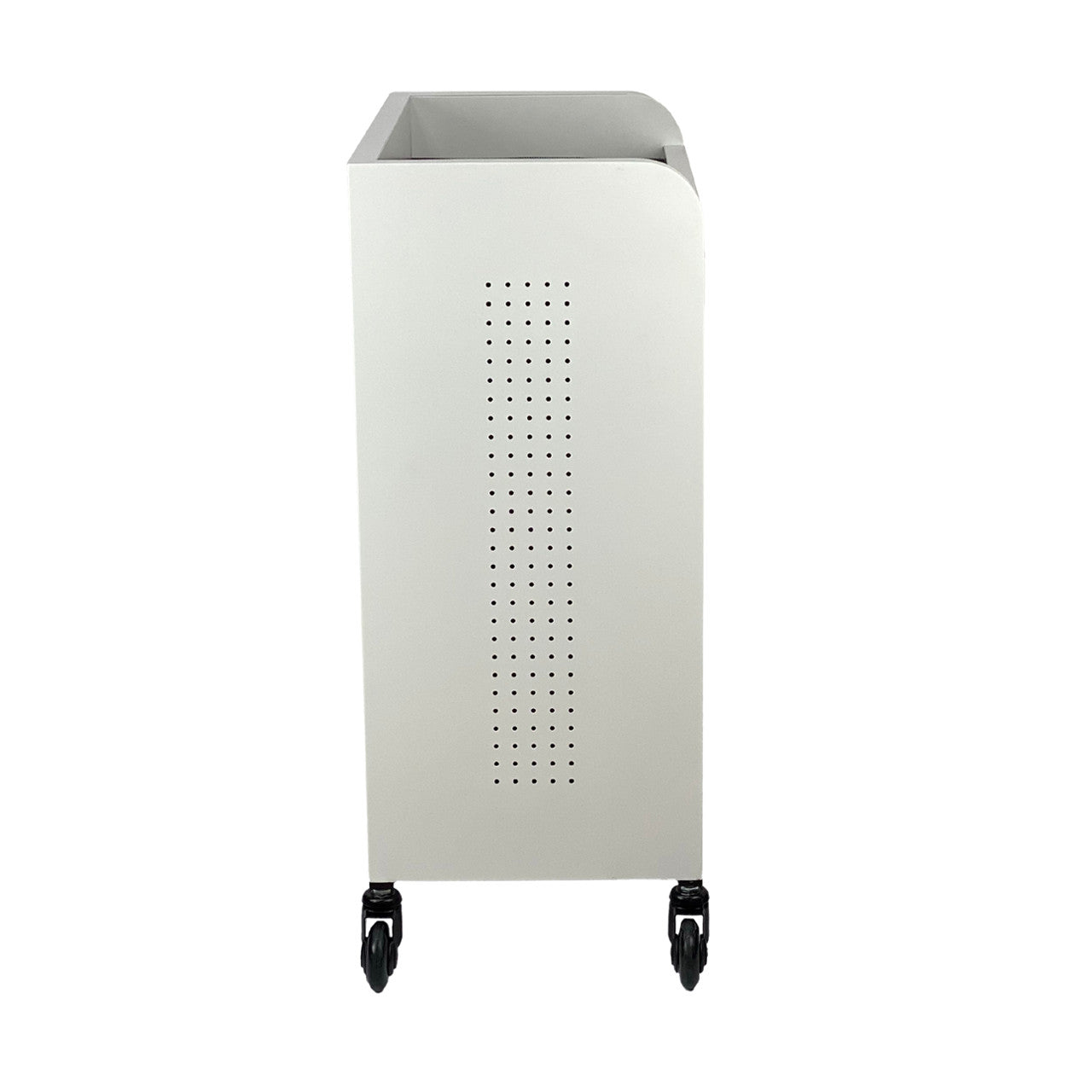 Fusion PLUS White 4 Drawer Hairdressing Beauty Trolley - Click'n Clean Castor Wheels