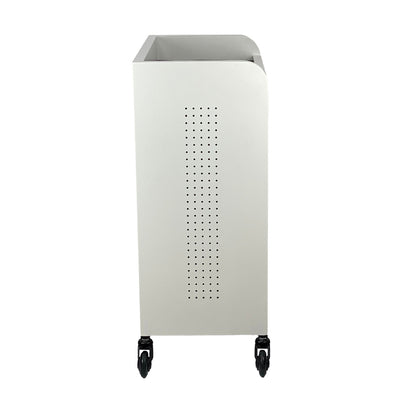 Fusion PLUS White 4 Drawer Hairdressing Beauty Trolley - Click'n Clean Castor Wheels